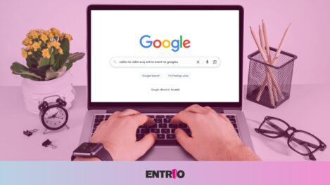 Naslovna fotografija koja prikazuje upit organizatora zašto event nije vidljiv na Googleu