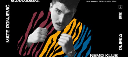 v m z & Distune predstavljaju: MATE PONJEVIĆ & TIGROVI + PNP