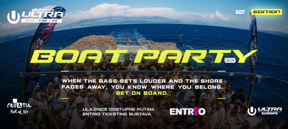 ULTRA EUROPE 2026. BOAT PARTY
