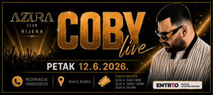 COBY LIVE U RIJECI!