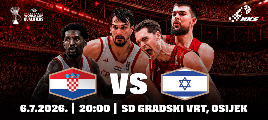 HRVATSKA - IZRAEL // Kvalifikacije za FIBA Svjetsko prventsvo 2027