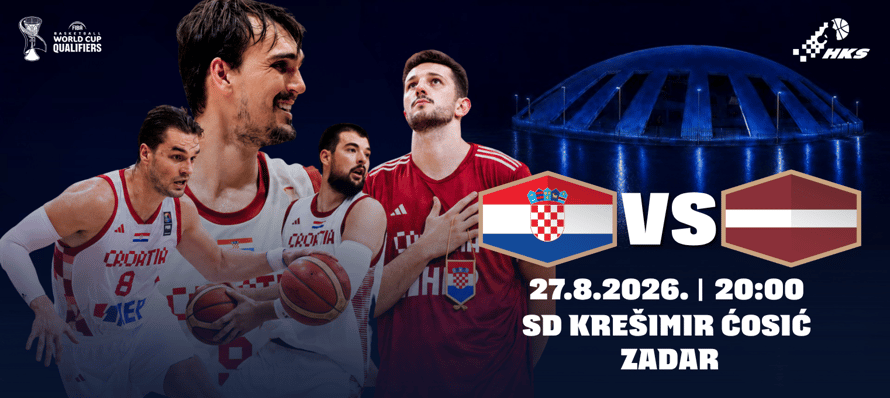 HRVATSKA - LATVIJA // Kvalifikacije za FIBA Svjetsko prvenstvo 2027