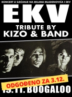 EKV tribute by Kizo & band 03.12.2021. Boogaloo Club