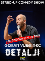 DETALJI - Goran Vugrinec stand-up comedy show by LAJNAP