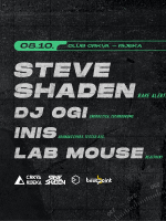 ▲Crkva w/ STEVE SHADEN / DJ Ogi / Inis & Lab Mouse