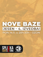 STAND-UP: NOVE BAZE SPLICKESCENE - JESEN / 4. IZVEDBA! - OZON BAR