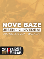 STAND-UP: NOVE BAZE SPLICKESCENE - JESEN / 7. IZVEDBA! - BACKBAR PLANB
