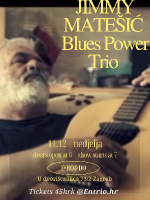 Frankly presents: JIMMY MATEŠIĆ  Blues Power Trio @ Ro&Do;