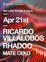 We Love Sound Hala pres. Ricardo Villalobos