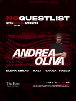 NoGuestlist presents Andrea Oliva at The Best Zagreb