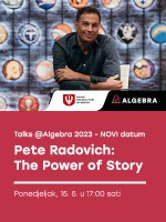 Talks @Algebra: Pete Radovich – “The Power of Story