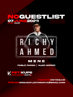 NoGuestlist presents Richy Ahmed