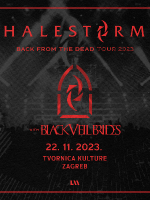 Halestorm i Black Veil Brides u Tvornici kulture