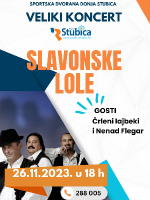 Veliki koncert SLAVONSKE LOLE - Radio Stubica