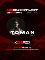 NoGuestlist invites Toman at Peti Kupe | S02  •  EP02