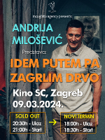 Andrija Milošević u Zagrebu! - dodatni termin