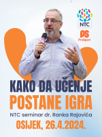 Kako da učenje postane igra - NTC seminari dr. Ranka Rajovića, OSIJEK