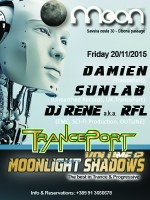 TrancePort vol. 12 @ Moon club Zagreb: Moonlight Shadows w/ DAMIEN, SUNLAB & DJ RENE a.k.a. RFL
