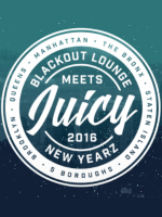  BLACKOUT LOUNGE & JUICY NYE 2016/5 BOROUGHS @ SUPER SUPER