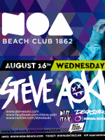 STEVE AOKI @ Noa Beach Club, Zrce beach