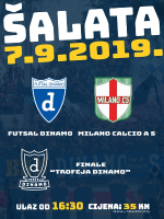 Dinamo na Šalati: Finale Trofeja Dinamo i Futsal Dinamo - Milano Calcio A5