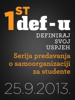 DEF-U — Serija predavanja o samoorganizaciji za studente