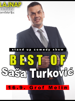 LAJNAP show: BEST OF Saša Turković -stand up comedy show