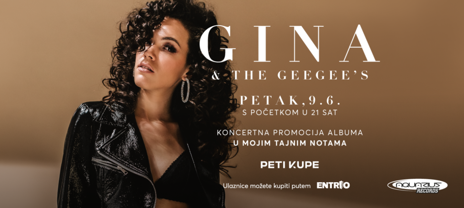 Gina & The GeeGee's - promocija albuma u Petom Kupeu