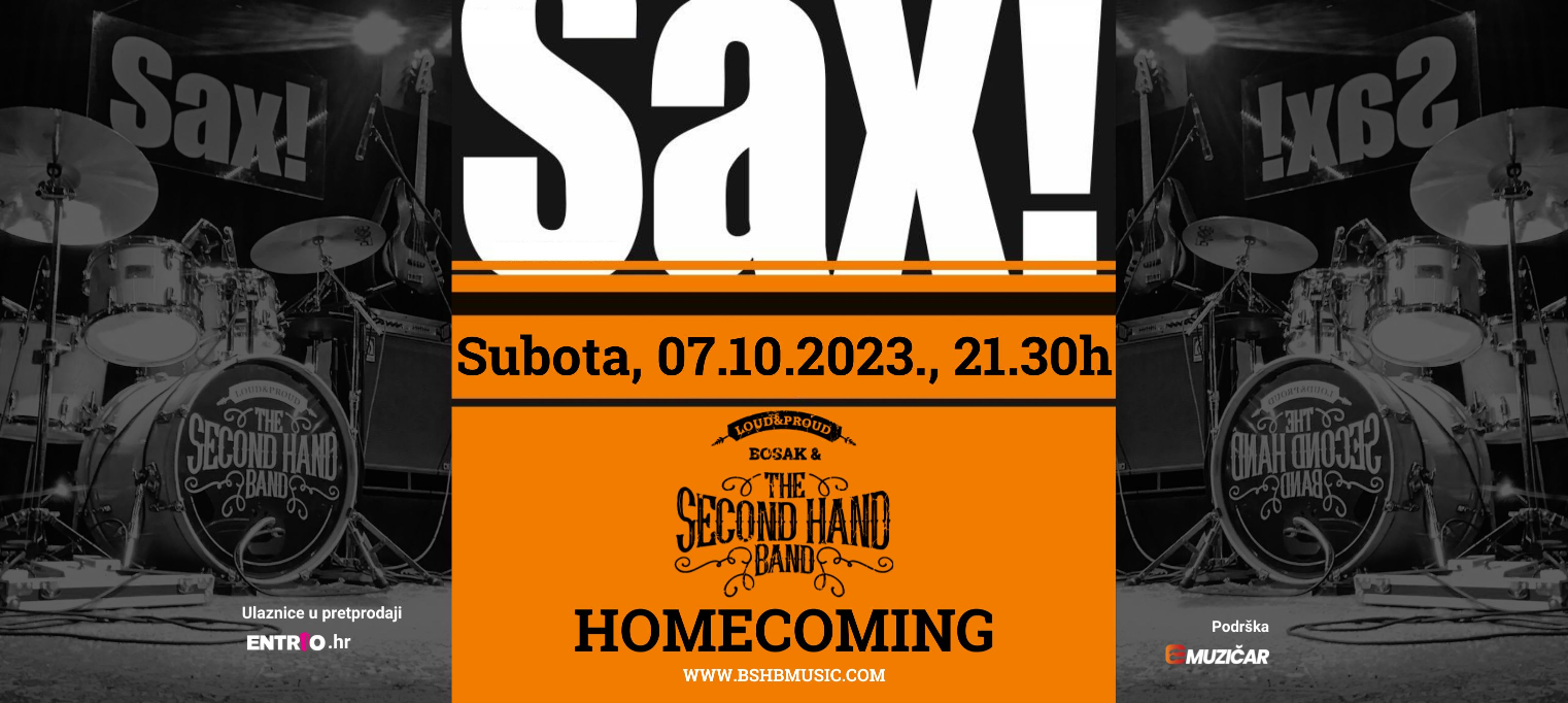 Bosak & The Second Hand Band @ Klub Sax!, Zagreb