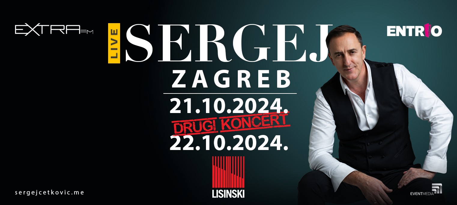 Sergej Ćetković u Lisinskom - drugi termin 22/10/2024