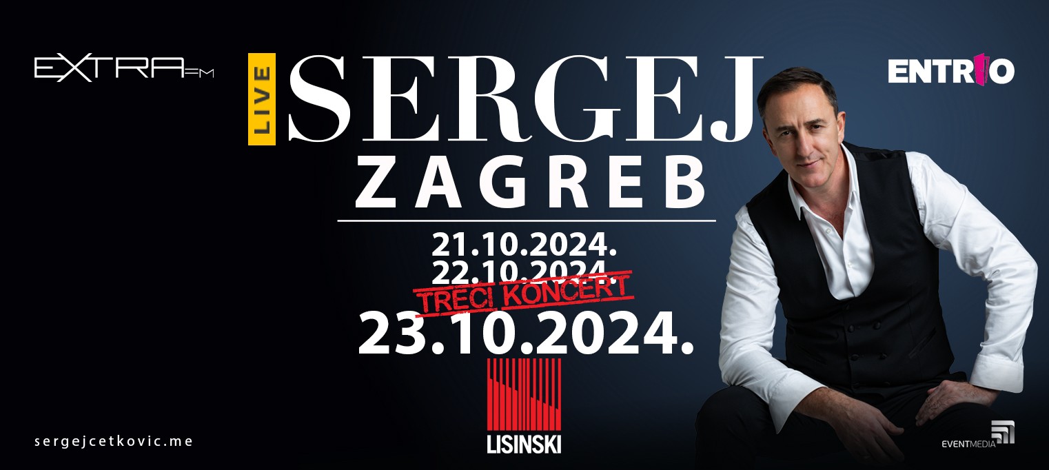 Sergej Ćetković u Lisinskom - treći dan 23/10/2024
