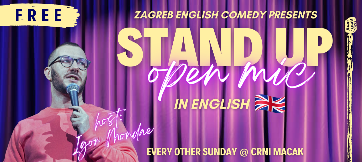English Stand-Up Open Mic