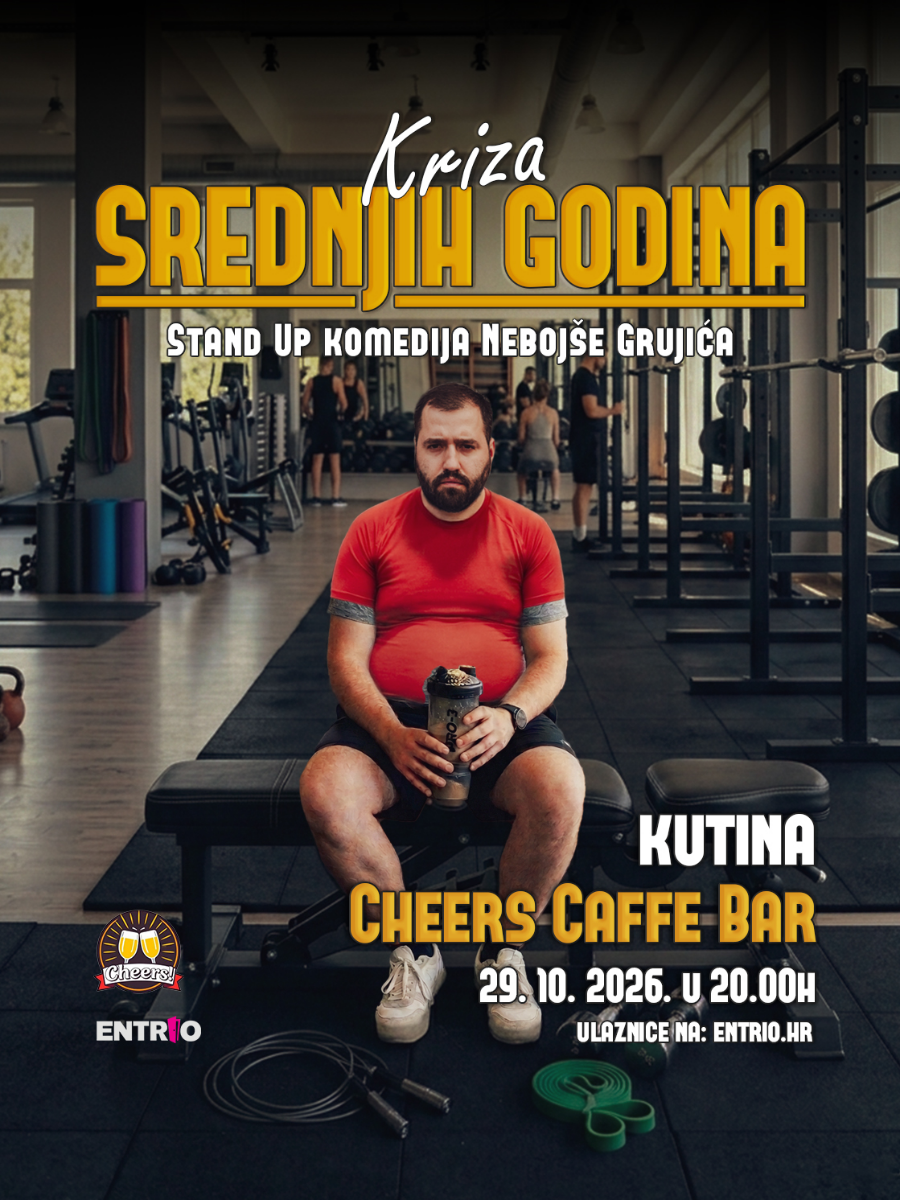 KUTINA: "Kriza srednjih godina" stand-up II Nebojša Grujić