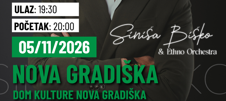 NOVA GRADIŠKA - Večer za dušu - Siniša Biško & Ethno orchestra