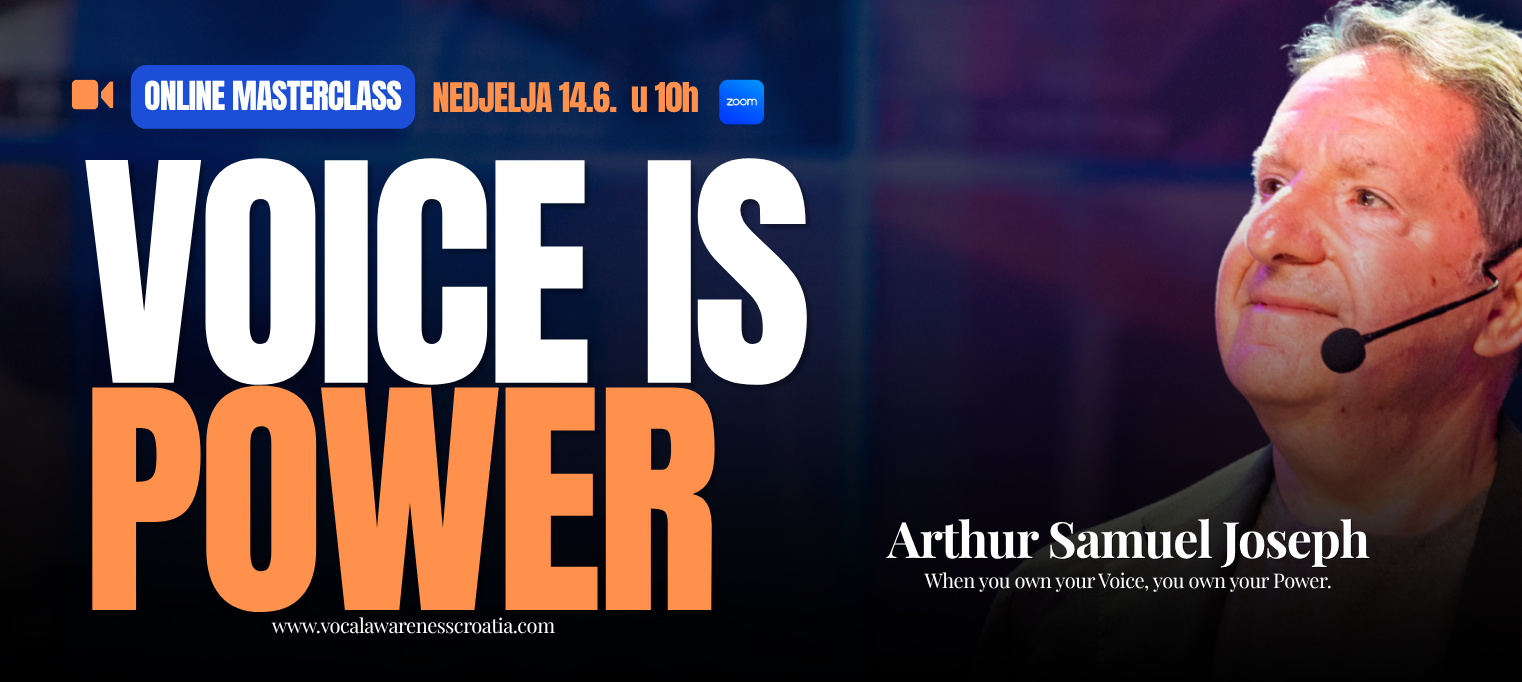 Vocal Awareness® Croatia — Masterclass s Arthurom Samuelom Josephom