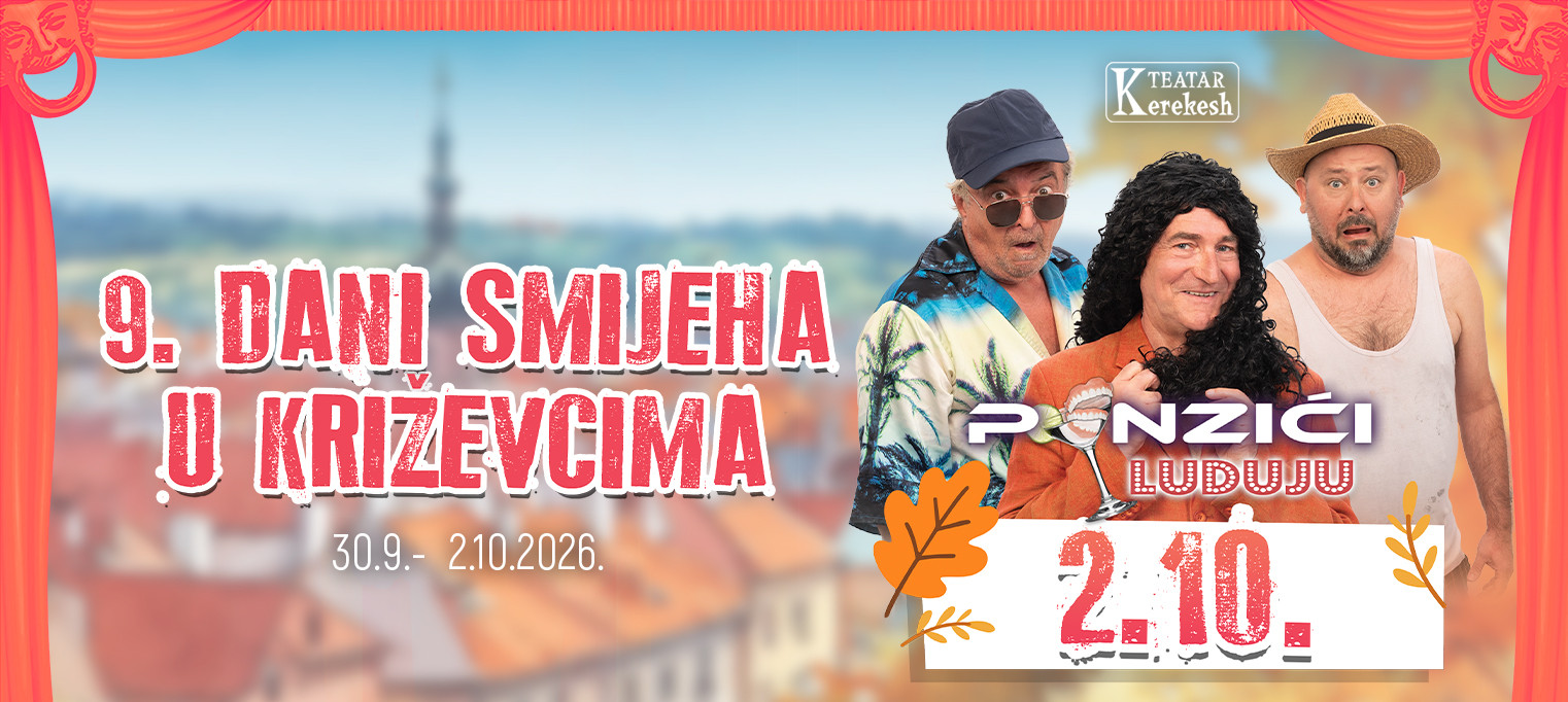 9. Dani smijeha u Križevcima: "Penzići luduju"