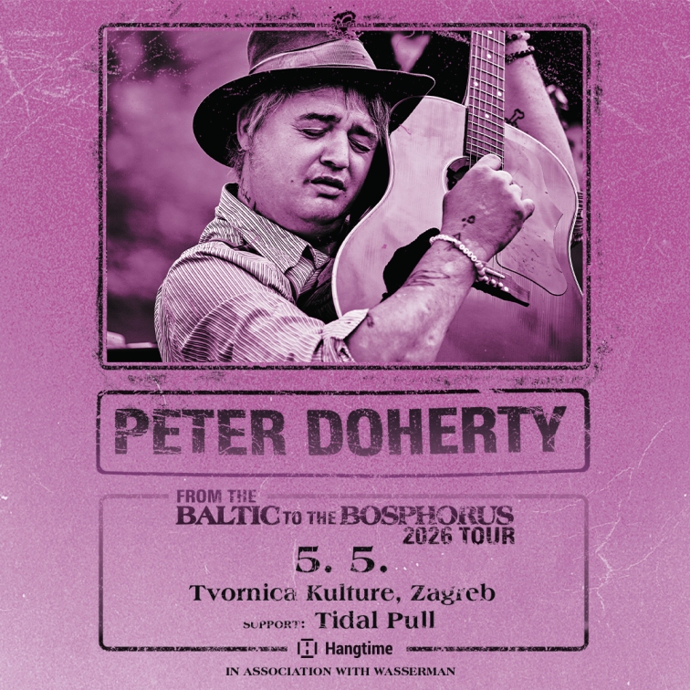 PETE DOHERTY u Zagrebu uz Tidal Pull – britanska indie ikona premijerno u regiji