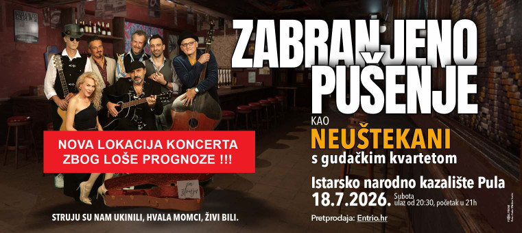 Zabranjeno pušenje kao Neuštekani @ Pula