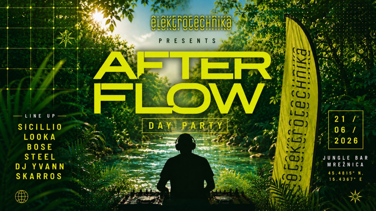 AFTER FLOW  - daytime riverside party na Mrežnici