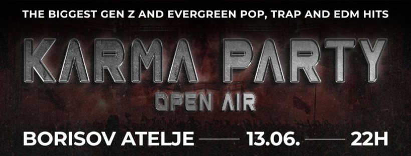 Karma party – Open Air | 13.06. | Borisov atelje