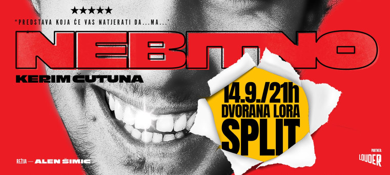 SPLIT - KERIM ČUTUNA "NEBITNO" @ DVORANA LORA SPLIT
