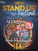 BEZ CENZURE - Aleksandar Lazić @ GET UP STAND UP FESTIVAL (Varaždin)