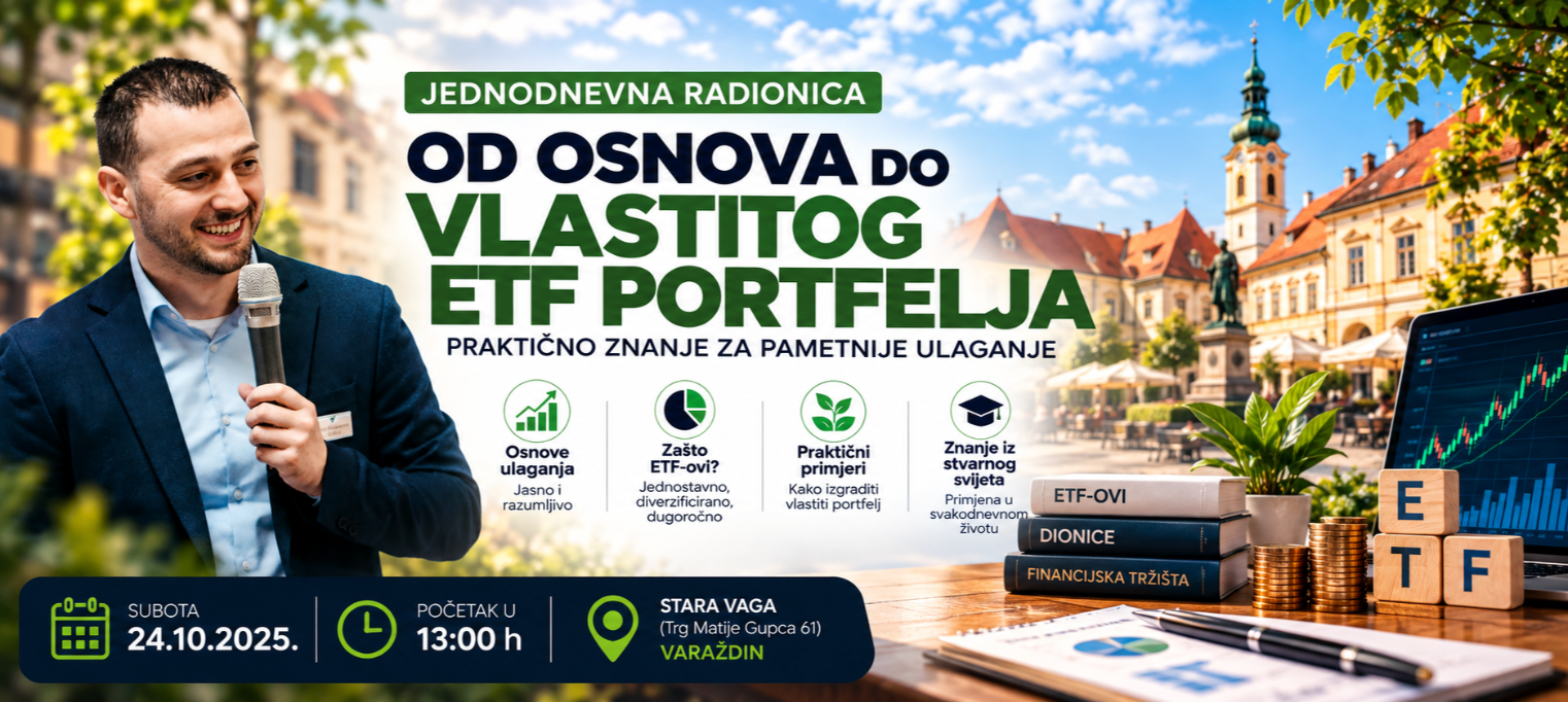 Od osnova do vlastitog ETF portfelja