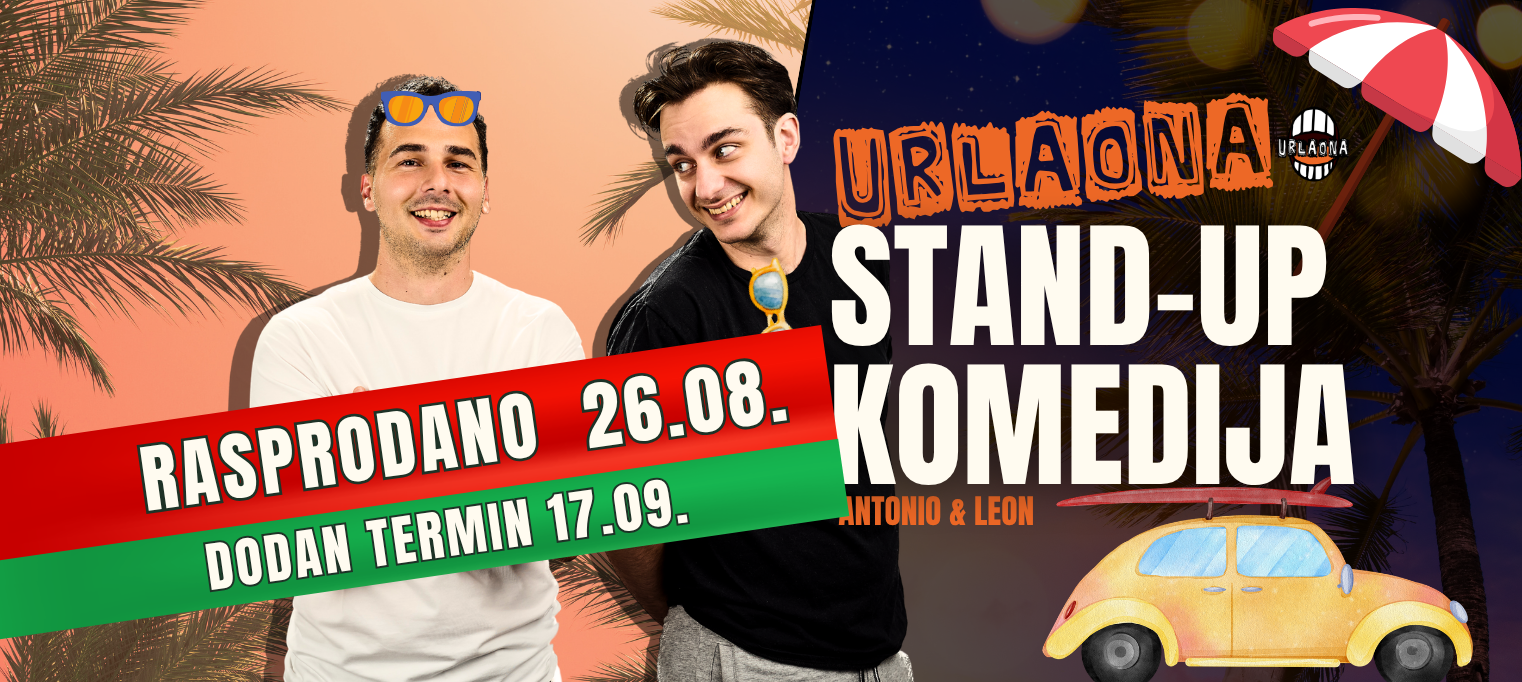 Velika Gorica: STAND UP "Urlaona" II Leon i Antonio