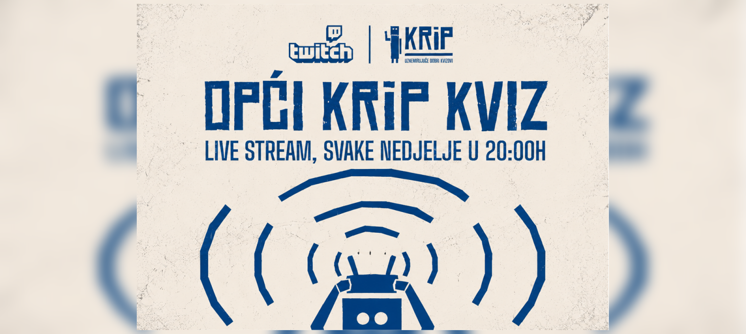 Live stream KRiP: kviz općeg znanja #252