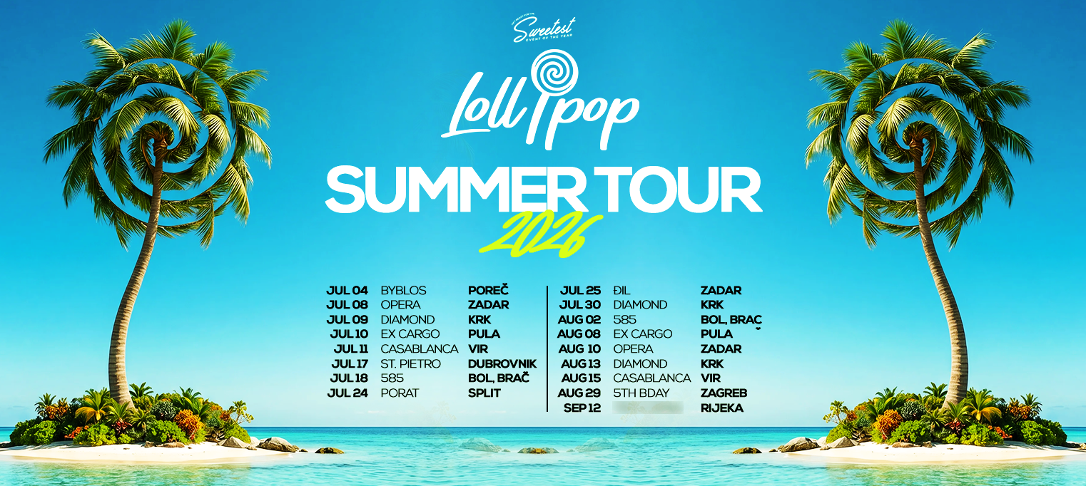 Lollipop Candy Island @ Diamond Club Krk