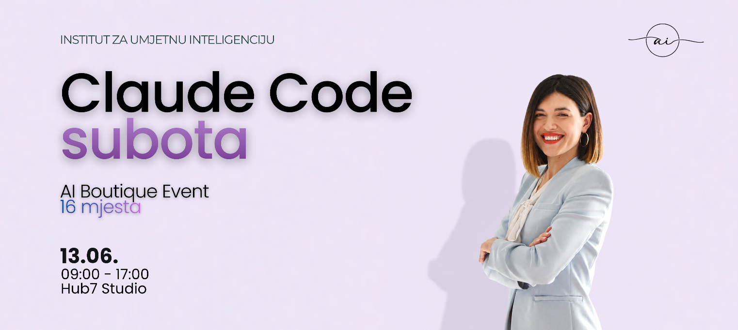 Claude Code subota: AI radionica