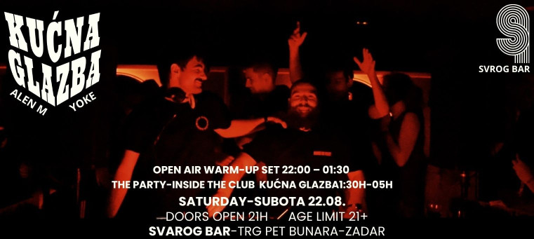 KUĆNA GLAZBA at SVAROG BAR