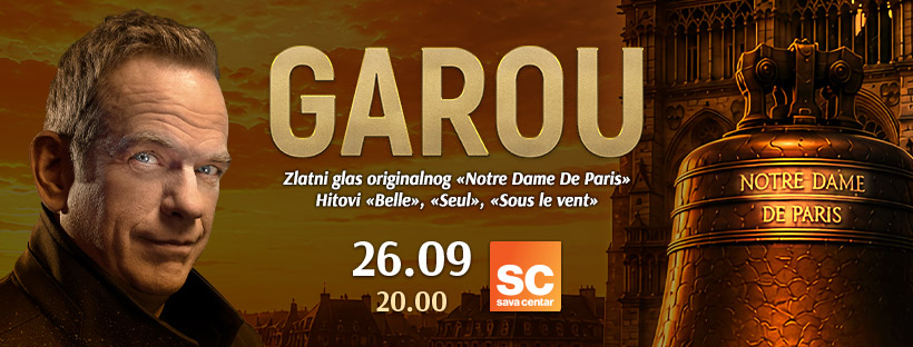 Garou | 26.09. | Sava Centar – Plava sala