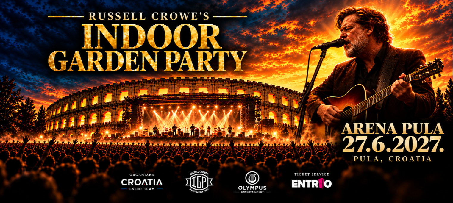 Russell Crowe's INDOOR GARDEN PARTY